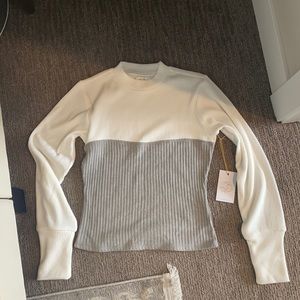 Backyard roses sweater